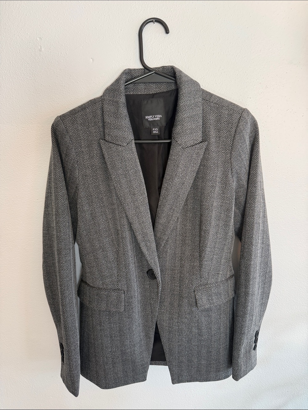 Simply Vera Vera Wang Single-Button Blazer XS